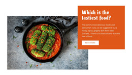 HTML Landing For Improving Your Eating Habits