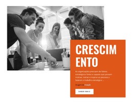 Crie Seu Próprio Site Para O Crescimento Do Negócio