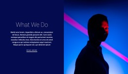 What We Offer Template HTML CSS Responsive