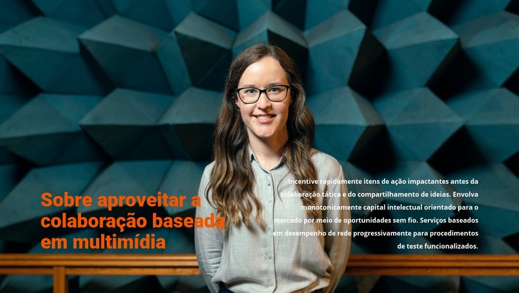 Colaboração de trabalho Template CSS