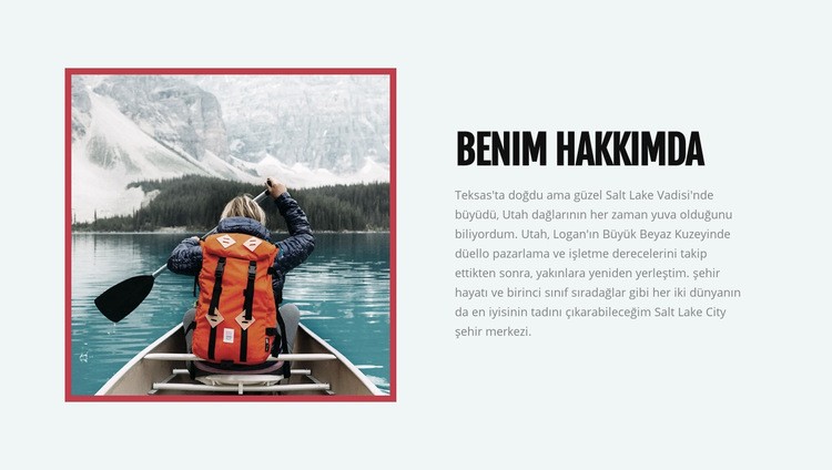 Blogum hakkında WordPress Teması