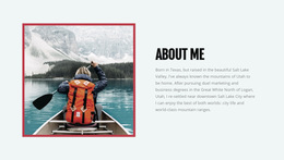 About My Blog - Responsive Web Page