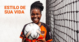 Esporte Como Estilo De Vida - Modelo De Página De Destino