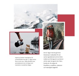 Vi Reser För Romantik - Gratis HTML-Mall