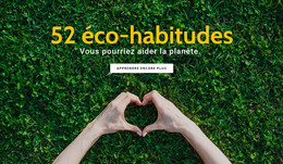 Habitudes Écologiques - Modèle De Page HTML