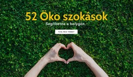 Ingyenes Tervezősablon Környezetbarát Szokások Számára