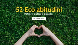 Fantastico Modello HTML5 Per Abitudini Ecocompatibili