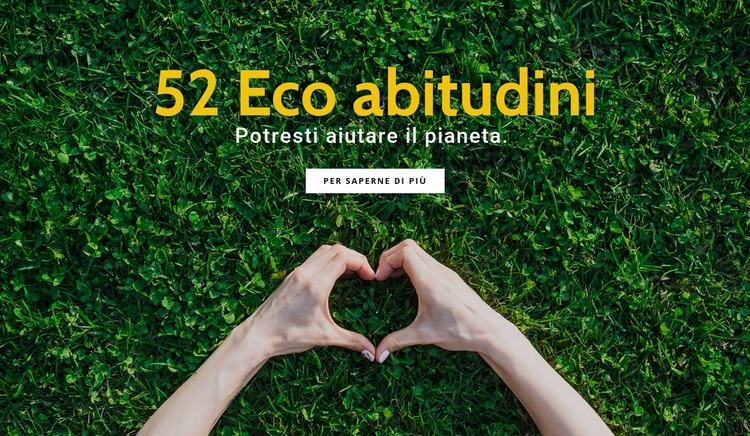 Abitudini ecocompatibili Modello HTML5