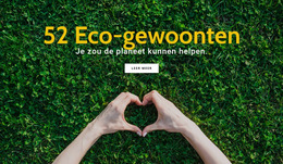 Milieuvriendelijke Gewoonten Joomla-Sjabloon 2024