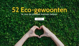 Multifunctioneel Websiteontwerp Voor Milieuvriendelijke Gewoonten