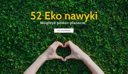 Darmowy Szablon Projektu Dla Przyjazne Dla Środowiska Nawyki