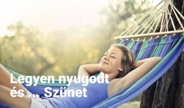 Szabadtéri Kikapcsolódás - HTML Sablon Kód