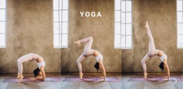 Yoga Therapie Cursus HTML5- En CSS3-Sjabloon