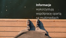 Twój Pierwszy Krok W Biznes -Gotowa Do Użycia Makieta Witryny