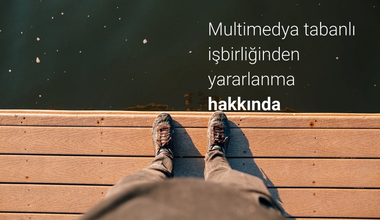 İşe ilk adımınız HTML Şablonu