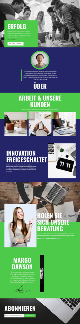 Erfolg Des Geschäftsteams – Premium-Joomla-Template