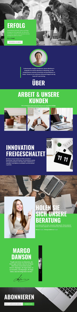 Erfolg Des Geschäftsteams - Kostenlose Vorlage