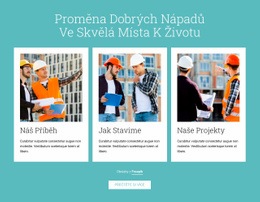 HTML5 Responzivní Pro Stavitelé Staví Budovy