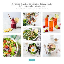 Consejos Para Detener Los Antojos De Azúcar - HTML Website Maker