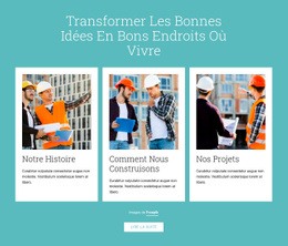 Générateur De Maquette De Site Web Pour Les Propriétaires-Constructeurs Construisent Des Bâtiments