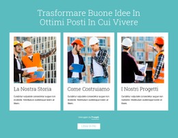 HTML5 Reattivo Per I Proprietari-Costruttori Costruiscono Edifici