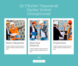 Sahip-Inşaatçılar Binalar Inşa Eder Için Web Sitesi Düzeni