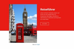 Reiseführer - Kostenlose Website-Vorlage