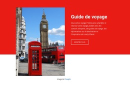 Guide De Voyage - Page De Destination Pour Mobile