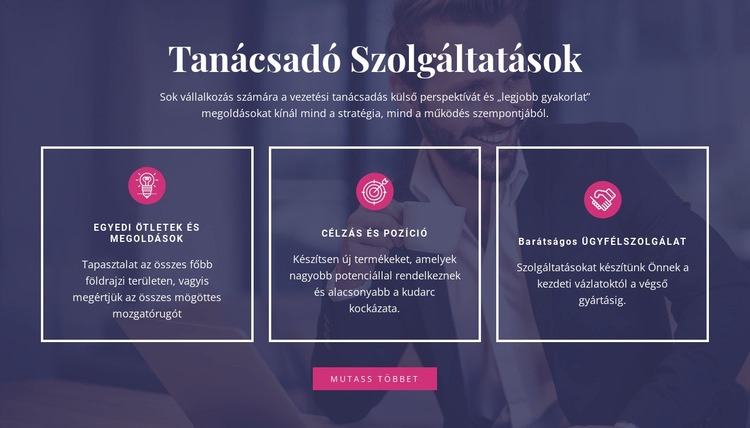 Nyerő stratégiára van szüksége HTML Sablon