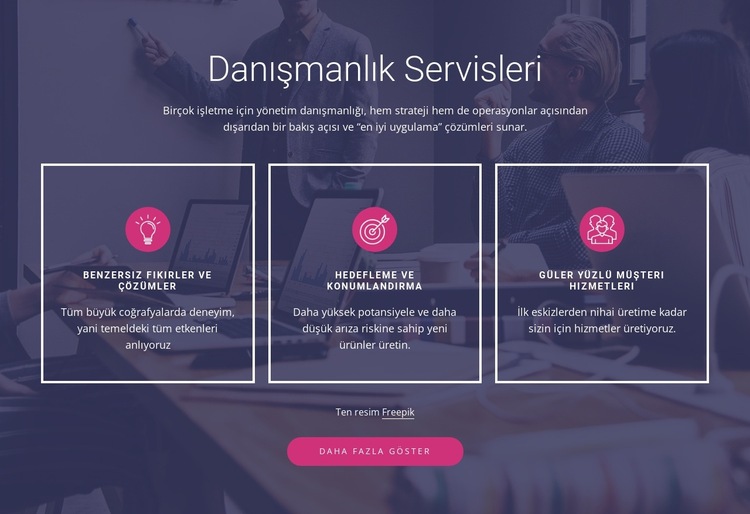 Kazanan bir stratejiye ihtiyacınız var Web Sitesi Şablonu