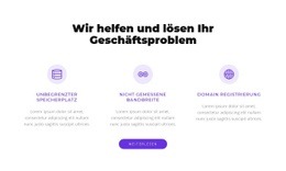 Erstellen Sie Ihre Eigene Website Für Wir Lösen Ihr Geschäftsproblem