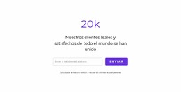 20k Clientes Satisfechos - Mejor Plantilla Joomla