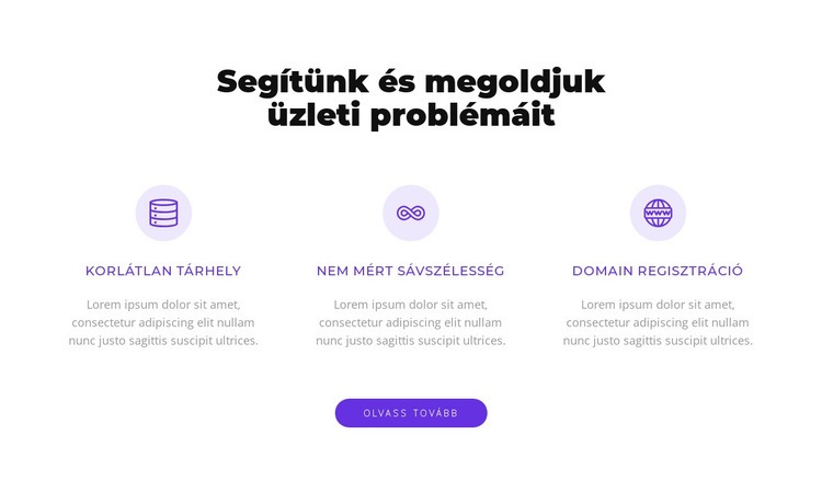 Megoldjuk az elfoglaltságod problémáját Sablon