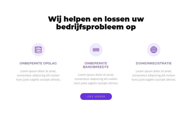 Wij lossen uw drukke probleem op CSS-sjabloon