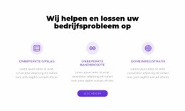 Wij Lossen Uw Drukke Probleem Op - Mockup Voor Webpagina'S Maken