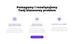 Uniwersalny Jednostronicowy Szablon Dla Rozwiązujemy Twój Biznesowy Problem