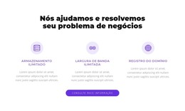 Resolvemos Seu Problema De Negócios - Modelo Web Moderno