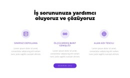 İş Sorununuzu Çözüyoruz - Güzel Şablonlar Oluşturun