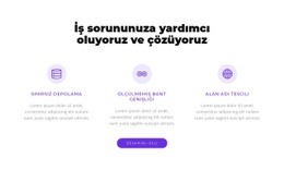 İş Sorununuzu Çözüyoruz Için Site Tasarımı