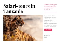 Safarireizen In Tanzania