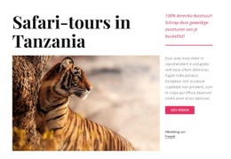 Safarireizen In Tanzania Fitness-Merk