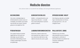 Palliatieve Zorg - Sjablonen Website-Ontwerp
