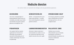 Website-Indeling Voor Palliatieve Zorg