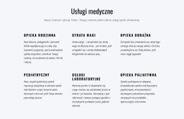 Opieka Paliatywna - Szablony Projektów Stron Internetowych