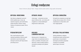 Opieka Paliatywna - Szablon Kreatora Stron Internetowych