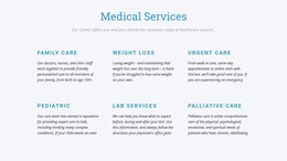 Palliative Care - Functionality Website Builder