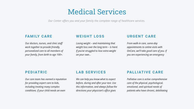 Palliative care Website Builder Software