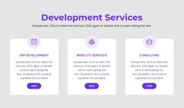 Our Development Services Free CSS Website
