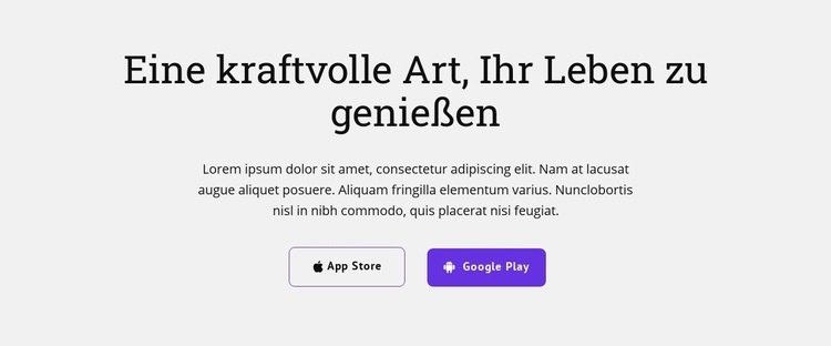 Kraftvoller Weg HTML Website Builder