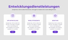 Fantastische HTML5-Vorlage Für Unsere Entwicklungsleistungen